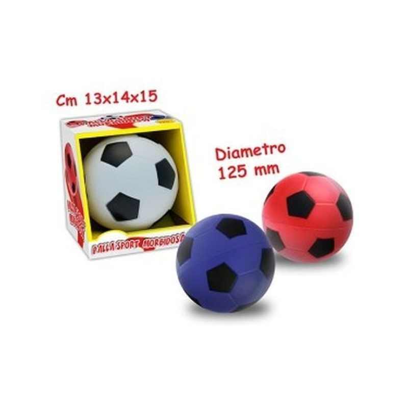 PALLA SPORT MORBIDOSA IN SPUGNA 12.5CM EAN 8017967635468 INGROSSO PALLONI CALCIO E VOLLEY