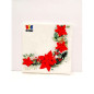 TOVAGLIOLI 33X33 PZ.20 CHRISTMAS TRADITI EAN 8020834304701 INGROSSO TOVAGLIOLI NATALIZI