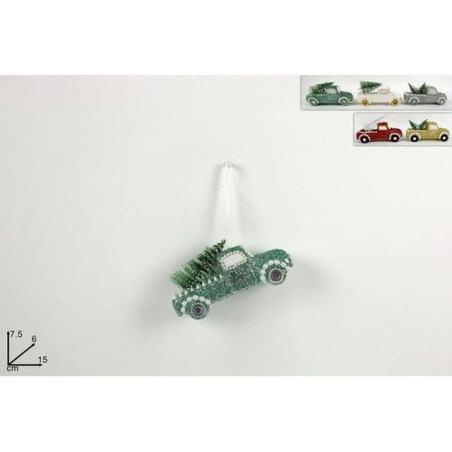 APPENDINO CAMIONCINO GLITT. C/PERLINE AS EAN 8053482075839 INGROSSO APPENDINI NATALIZI