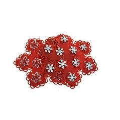 INGROSSO FIOCCO NEVE FELTRO 28CM