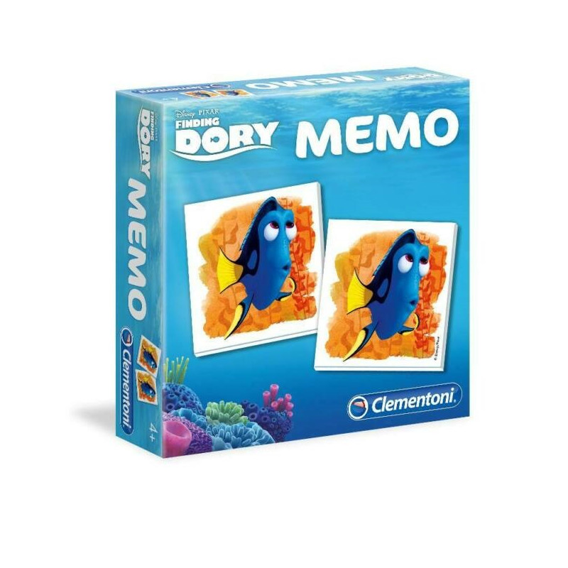 MEMO GAMES FINDING DORY 21X21X4.7CM 4+A EAN 8005125131983 INGROSSO GIOCHI DI CARTE