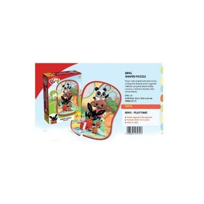 BING MY FIRST SHAPED PUZZLE 12 PLAYTIME EAN 8008324074723 INGROSSO PUZZLE CLASSICI