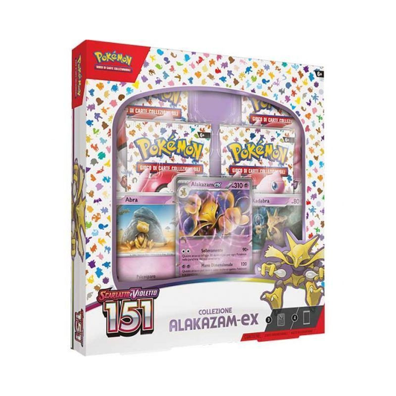 POKEMON SCARLATTO VIOLETTO 151 ALAKAZAM EAN 0820650603150 INGROSSO GIOCHI DI CARTE