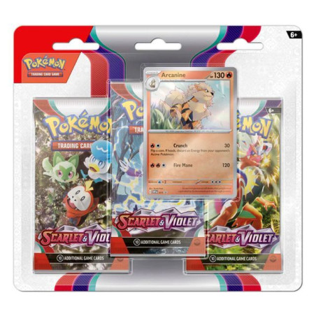 POKEMON SCARLATTO E VIOLETTO 3 PACK BL. EAN 0820650603242 INGROSSO SET PERSONAGGI CARTOON