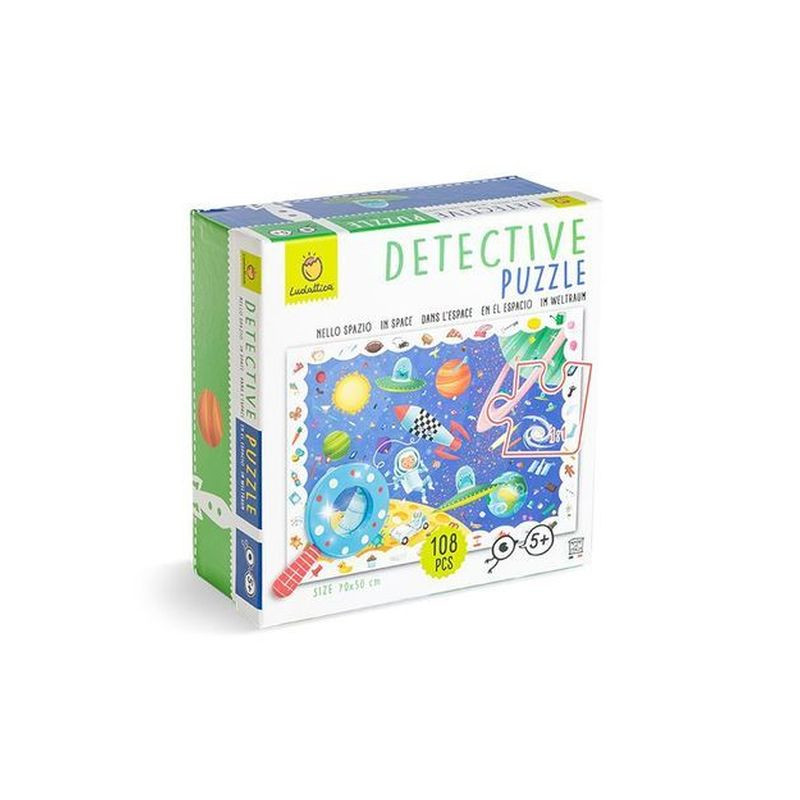 LUDATTICA DETECTIVE PUZZLE NELLO SPAZIO EAN 8057158620736 INGROSSO GIOCHI CREATIVI