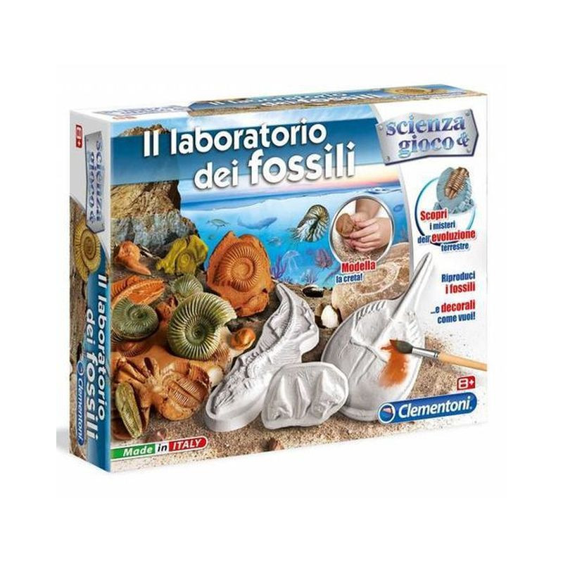 LABORATORIO DEI FOSSILI 30.5X24X6CM 8+A EAN 8005125139330 INGROSSO SCIENZA E GIOCO CLEMENTONI
