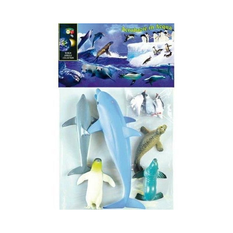 BUSTA ANIMALI MARINI ACROBAZIE IN ACQUA EAN 8034094803010 INGROSSO BUSTE ANIMALI GIOCATTOLO