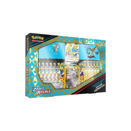 POKEMON COLL.PREMIUM STATUINA ZACIAN/ZAM EAN 0820650602832 INGROSSO GIOCHI DI CARTE