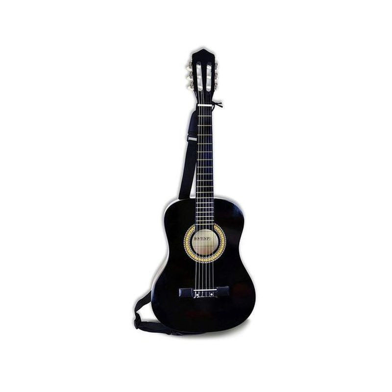 CHITARRA IN LEGNO 92CM CON TRACOLLA NERO EAN 0047663116136 INGROSSO CHITARRE E STRUMENTI A CORDA