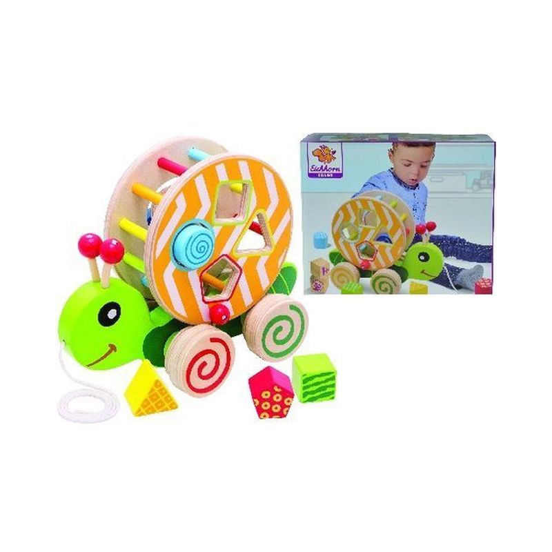 LUMACA TRAINABILE GIOCO LEGNO FORMEINCAS EAN 4003046522310 INGROSSO GIOCHI IN LEGNO