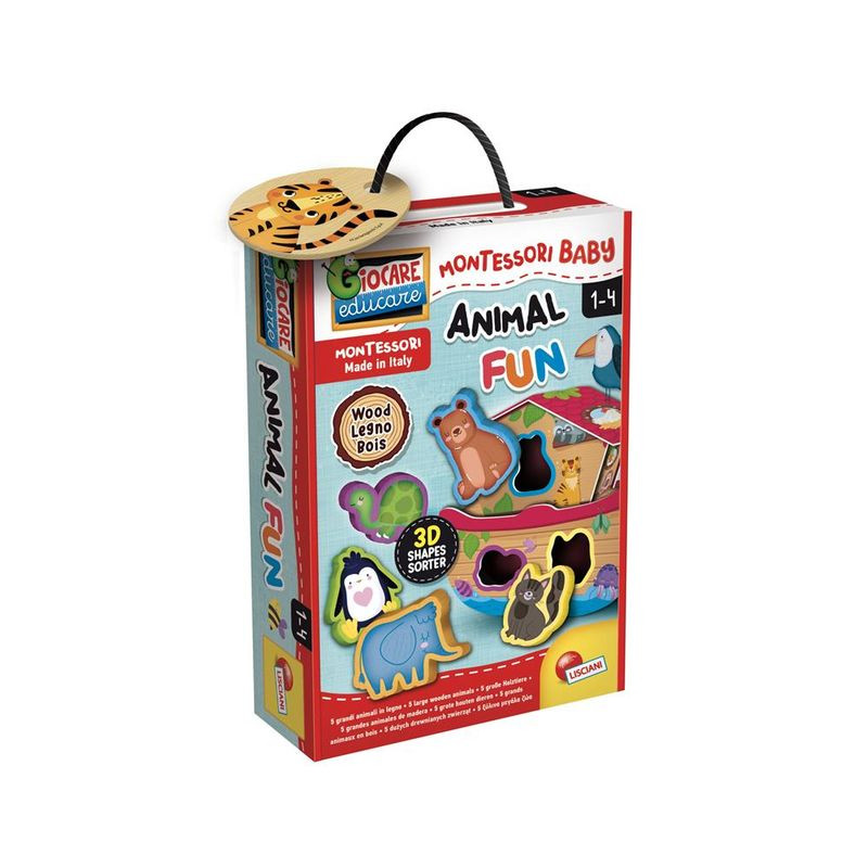 MONTESSORI LEGNO BABY ANIMALS EAN 8008324096893 INGROSSO GIOCHI PRIMA INFANZIA