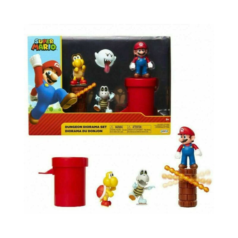 SUPER MARIO NINTENDO DUNGEOAN DIORAMA SE EAN 0039897859897 INGROSSO PERSONAGGI CARTOON E DISNEY
