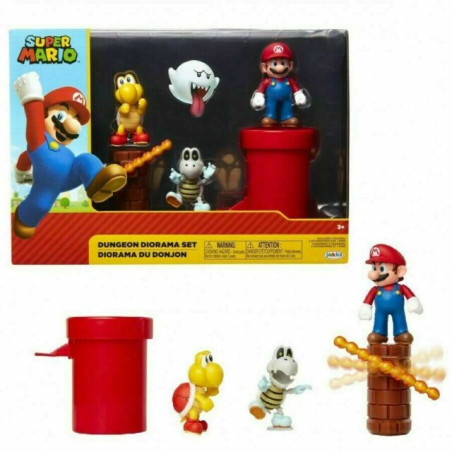 SUPER MARIO NINTENDO DUNGEOAN DIORAMA SE EAN 0039897859897 INGROSSO PERSONAGGI CARTOON E DISNEY