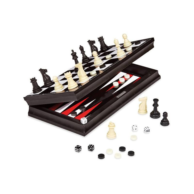 SCACCHI DAMA BACKGAMMON MAGNET DAL NEGRO EAN 8001097539727 INGROSSO GIOCHI DI SOCIETA