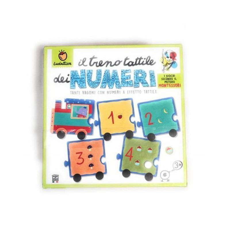 LUDATTICA GIOCO MONTESSORI TRENO TATTILE EAN 8008324071500 INGROSSO GIOCHI CREATIVI
