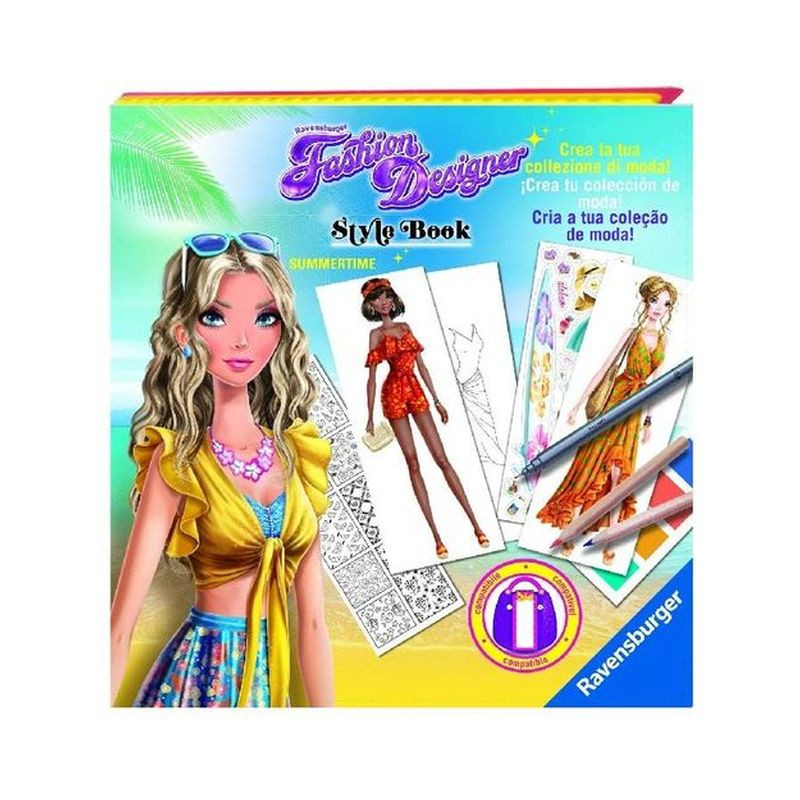 FASHION DESIGNER STYLE BOOK MAGICA ESTAT EAN 4005556181261 INGROSSO GIOCHI CREATIVI