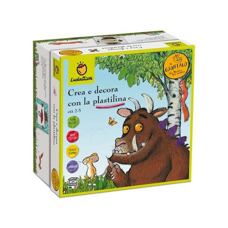 LUDATTICA CREAZIONI PLASTILINA C/GRUFFAL EAN 8057158620569 INGROSSO GIOCHI CREATIVI