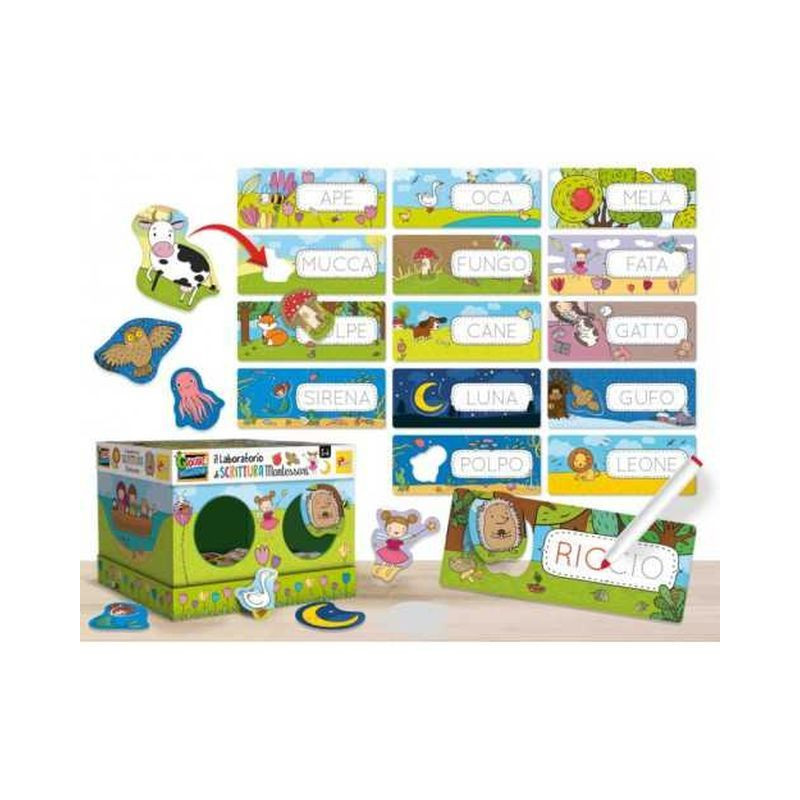 MONTESSORI MAXI LABORATORIO DI SCRITTURA EAN 8008324095186 INGROSSO GIOCHI CREATIVI