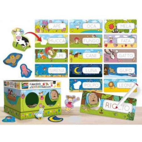 MONTESSORI MAXI LABORATORIO DI SCRITTURA EAN 8008324095186 INGROSSO GIOCHI CREATIVI