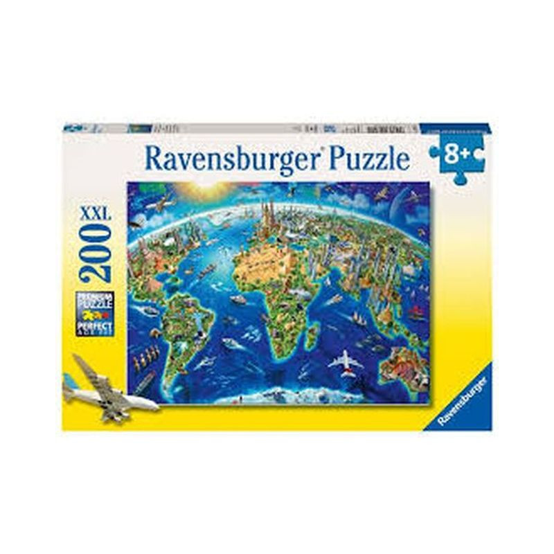 PUZZLE PZ.200 XXL VISTA DEL MONDO D.ALTO EAN 4005556127221 INGROSSO PUZZLE CLASSICI