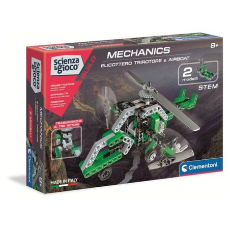 ELICOTTERO TRIROTORE + AIRBOAT NEW FORMA EAN 8005125192359 INGROSSO SCIENZA E GIOCO CLEMENTONI