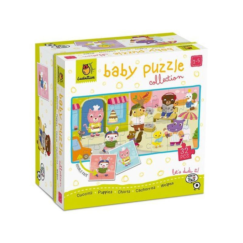 LUDATTICA DUDU' BABY PUZZLE COL. PUPPIES EAN 8057158620477 INGROSSO GIOCHI CREATIVI