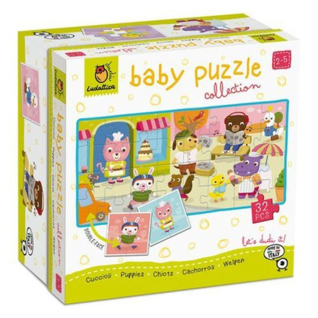 LUDATTICA DUDU' BABY PUZZLE COL. PUPPIES EAN 8057158620477 INGROSSO GIOCHI CREATIVI