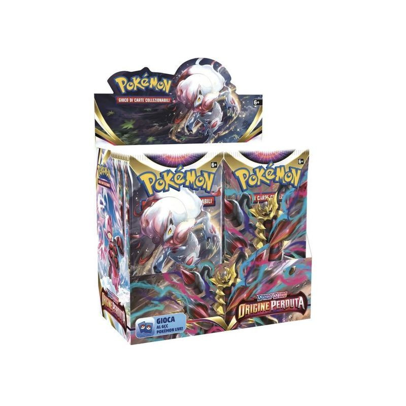 POKEMON SPADA E SCUDO ORIGINE PERD. BUST EAN 0820650612244 INGROSSO GIOCHI DI CARTE