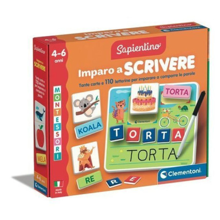 MONTESSORI - IMPARO A SCRIVERE 16859 EAN 8005125168590 INGROSSO GIOCHI SAPIENTINO