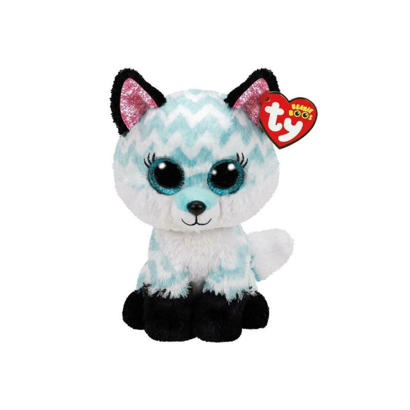 BEANIE BOOS 15CM ATLAS GATTO AZZURRO EAN 0008421363681 INGROSSO PELUCHE OCCHIONI TY