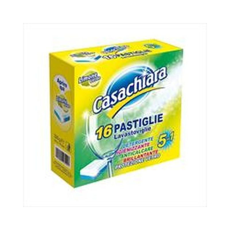 CASACHIARA PASTIGLIE LAVASTOVIGLIE 16PZ EAN 8031447220302 INGROSSO DETERSIVI