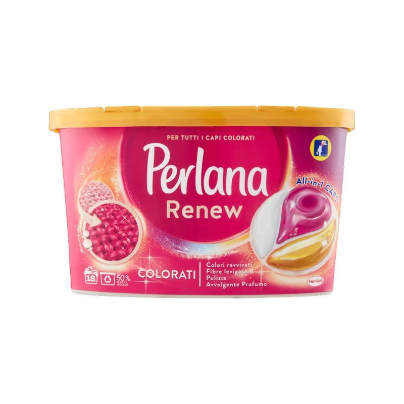 PERLANA RENEW 18 CAPS COLOR EAN 8015100576340 INGROSSO DETERSIVI