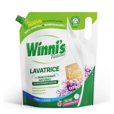 WINNI'S DET. LIQ. LAVATR. 1500ML ECO NAT EAN 8002295034946 INGROSSO DETERSIVI