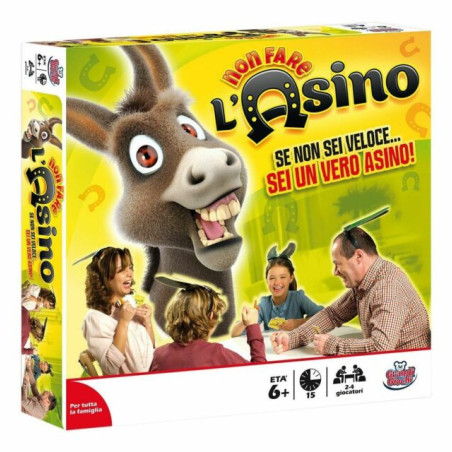 NON FARE L'ASINO 2/4 GIOCATORI 6+ANNI 27X27X5CM EAN 8005124001799 INGROSSO GIOCHI DI SOCIETA
