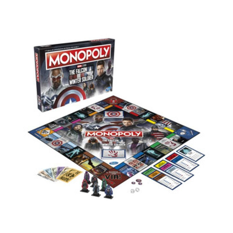 MONOPOLY FALCON AND WINTER SOLDIER EAN 5010994105099 INGROSSO GIOCHI DI SOCIETA