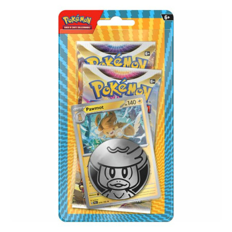POKEMON BLISTER 2 BUSTE E MONETA EAN 0820650604768 INGROSSO GIOCHI DI CARTE