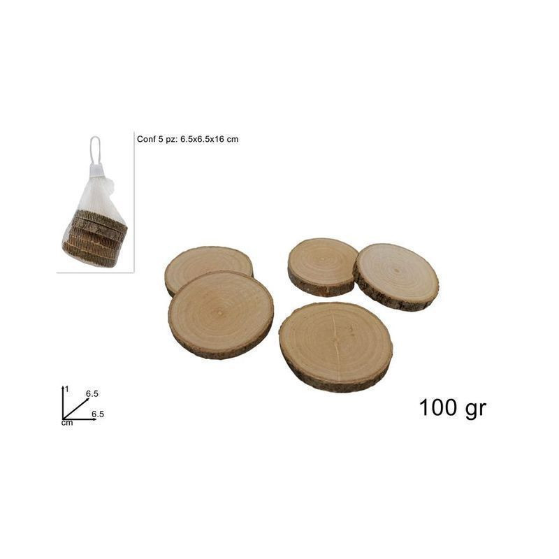TRONCHI LEGNO 100GR DXQ22-1012 EAN 8053482168524 INGROSSO ACCESSORI PER IL PRESEPE
