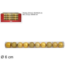 INGROSSO TUBO 10 PALLINE 6 CM 3