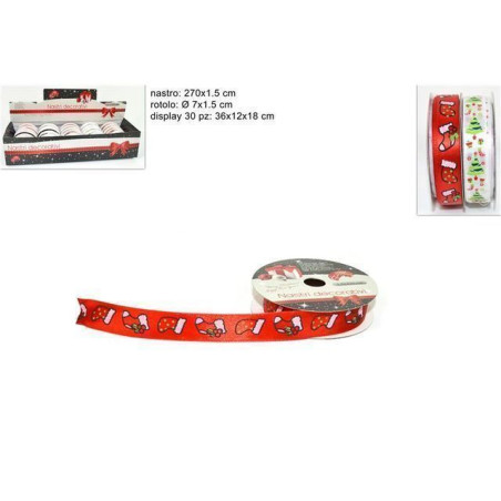 INGROSSO NASTRO DECORATO 1.5x270