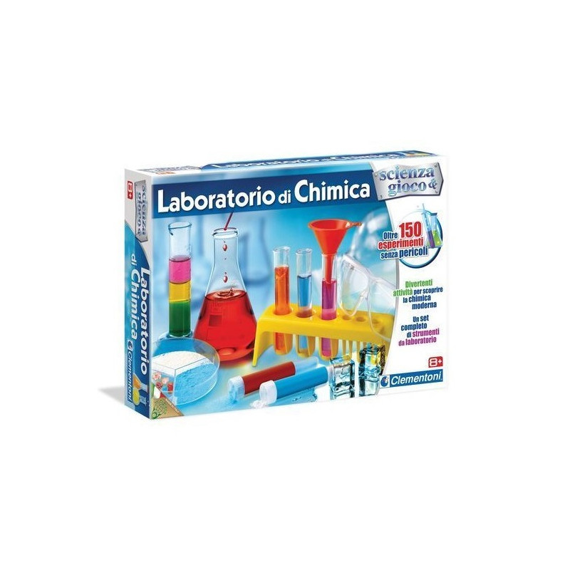 LABORATORIO DI CHIMICA 45X31X7CM EAN 8005125139088 INGROSSO SCIENZA E GIOCO CLEMENTONI