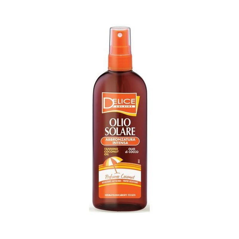 DELICE OLIO SOLARE SPRAY COCCO 150ML EAN 8004120083341 INGROSSO SOLARI