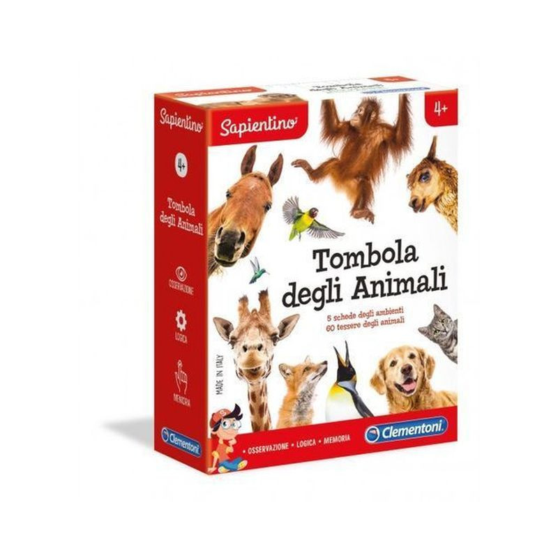 TOMBOLA DEGLI ANIMALI EAN 8005125161430 INGROSSO GIOCHI DI SOCIETA