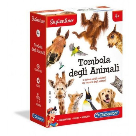 TOMBOLA DEGLI ANIMALI EAN 8005125161430 INGROSSO GIOCHI DI SOCIETA