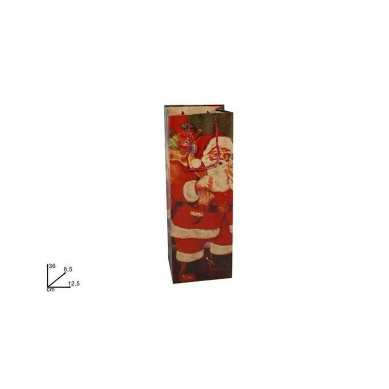 BUSTA CARTA NATAL. PORTABOTT. CM.36X12.5 X8.5 ART. SF 2251-7 EAN 8033113129650 INGROSSO SACCHETTI E SHOPPER NATALIZI