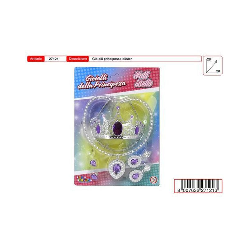 SET CORONA CON ORECCHINI EAN 8007632271213 INGROSSO GIOCHI DA EDICOLA
