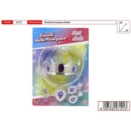 SET CORONA CON ORECCHINI EAN 8007632271213 INGROSSO GIOCHI DA EDICOLA