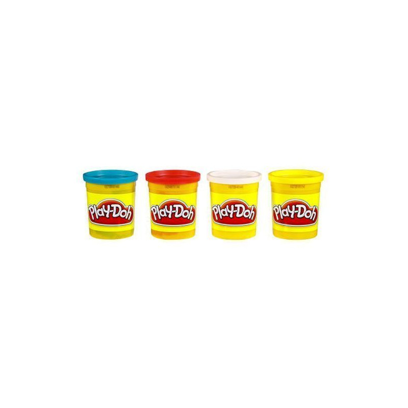 PLAYDOH CONFEZIONE 4 VASETTI COL.ASS. EAN 5010993558988 INGROSSO PASTA PER MODELLARE DIDO