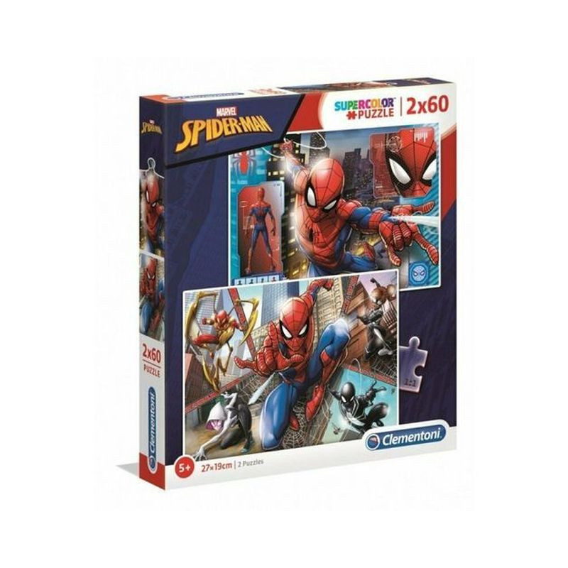 PUZZLE PZ.2X60 SPIDERMAN 21608 EAN 8005125216086 INGROSSO PUZZLE CLASSICI
