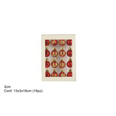 INGROSSO PALLINE 3CM SET 16PZ DE