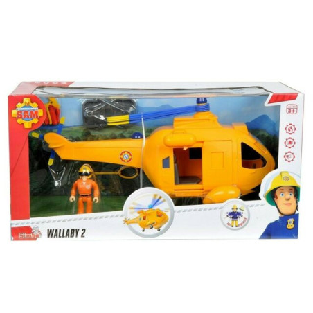 SAM ELICOTTERO WALLABY II CM.34 CON PERS EAN 4006592007713 INGROSSO SET PERSONAGGI CARTOON